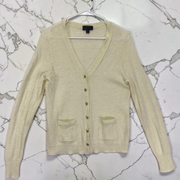 J. Crew Sweaters - J. Crew Women´s Cardigan Sweater Italian-spun Alpaca Merino wool Blend Sz XL